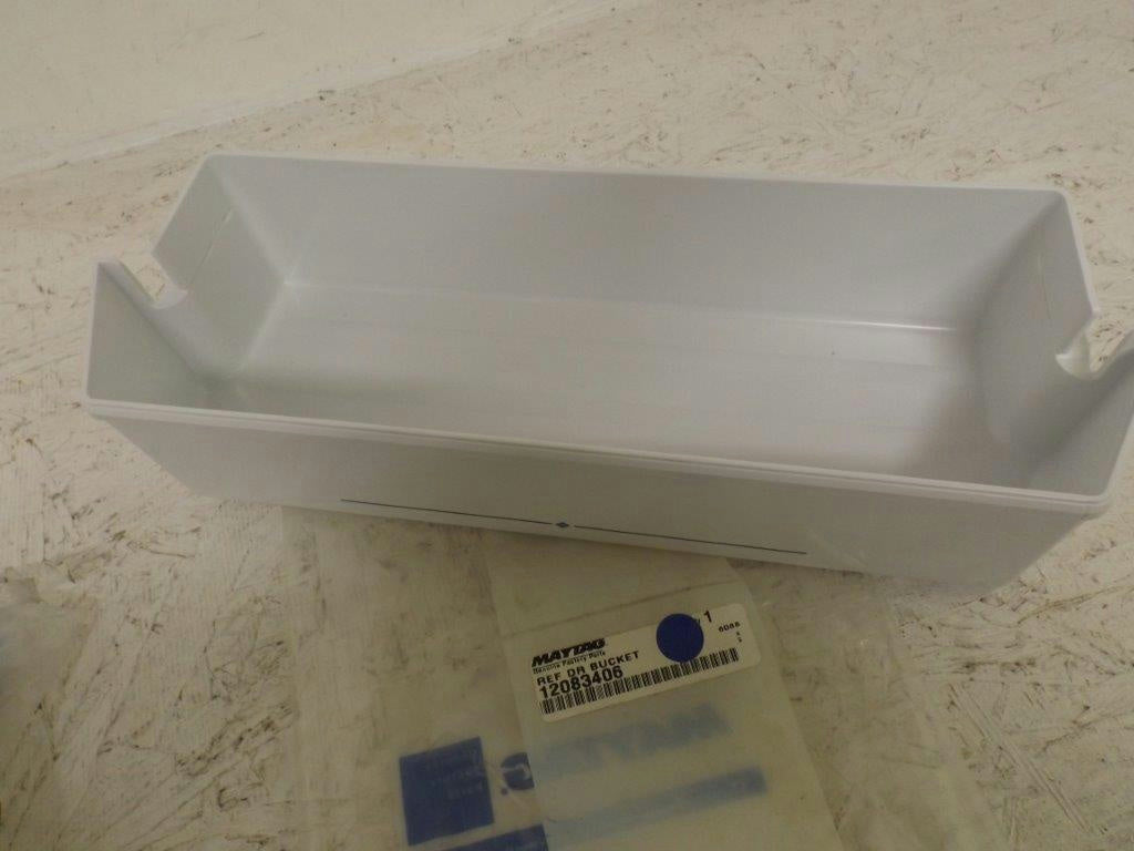 MAYTAG WHIRLPOOL REFRIGERATOR 12083406 DOOR BUCKET NEW MAYTAG WHIRLPOOL REFRIGERATOR 12083406 DOOR BUCKET NEW